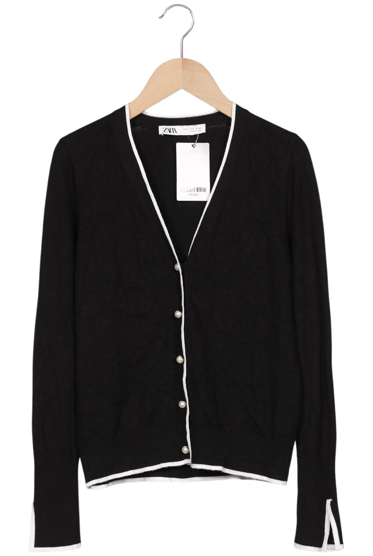 

Zara Damen Strickjacke, schwarz, Gr. 36