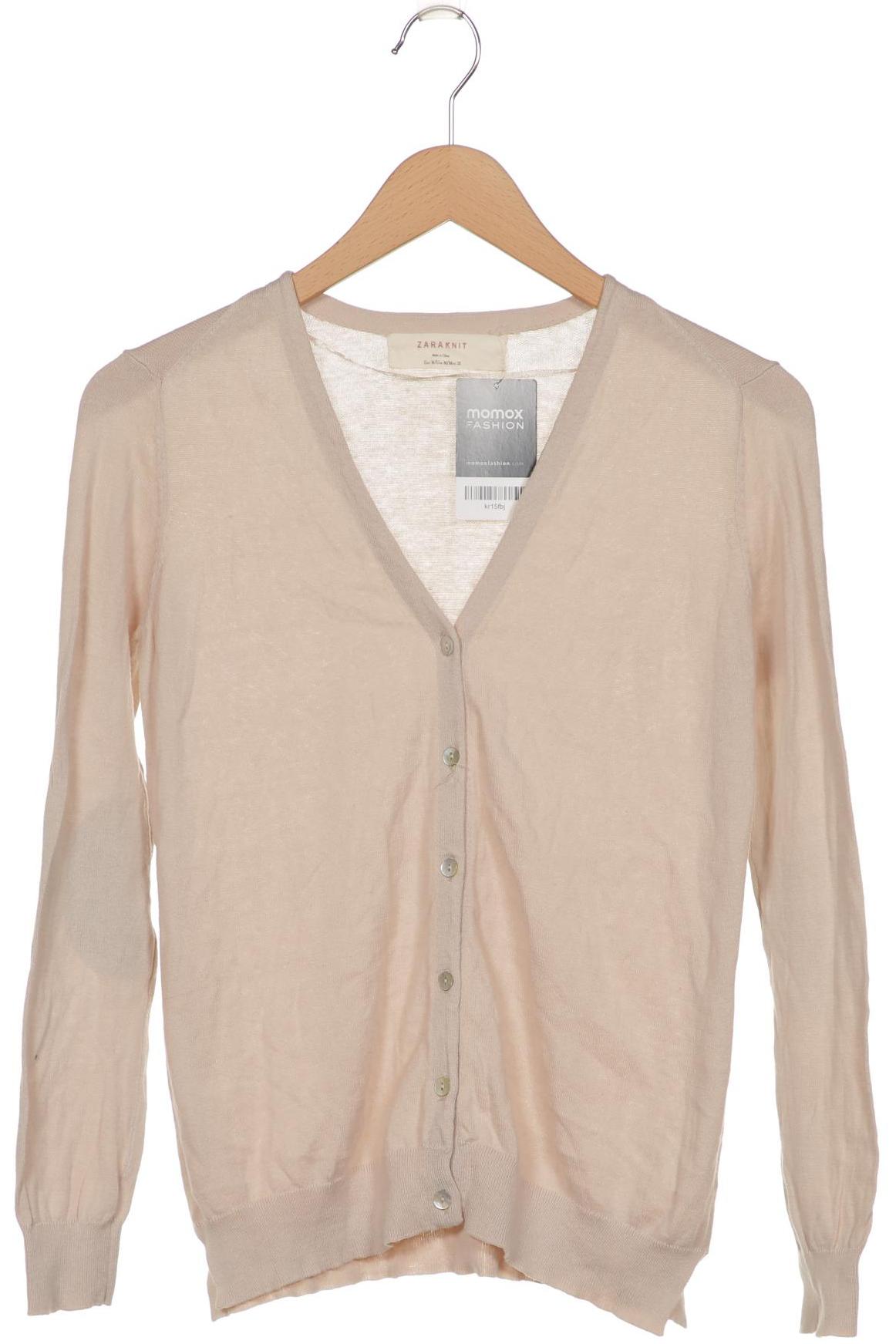 

Zara Damen Strickjacke, beige, Gr. 38