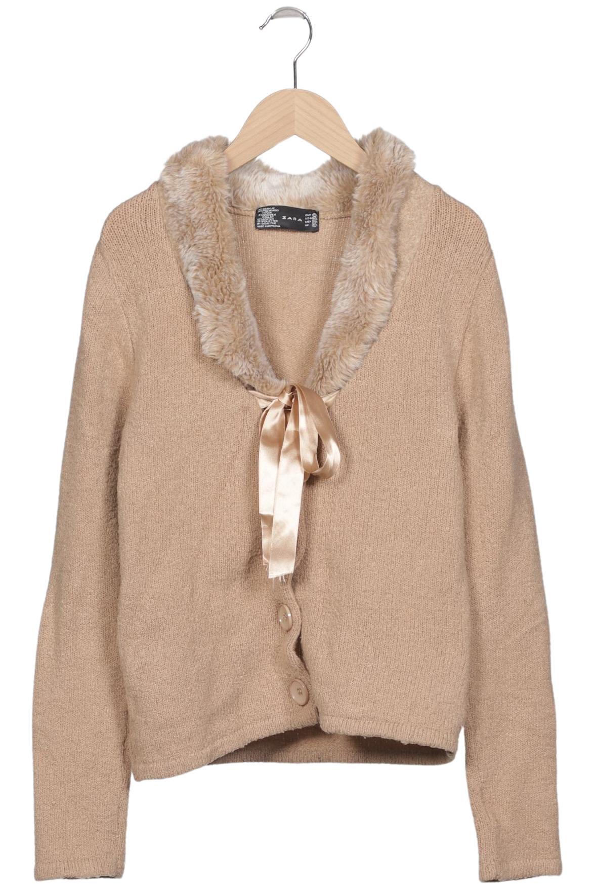 

Zara Damen Strickjacke, beige, Gr. 38