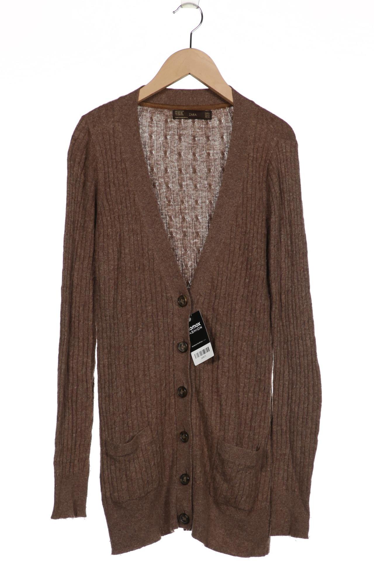 

ZARA Damen Strickjacke, braun