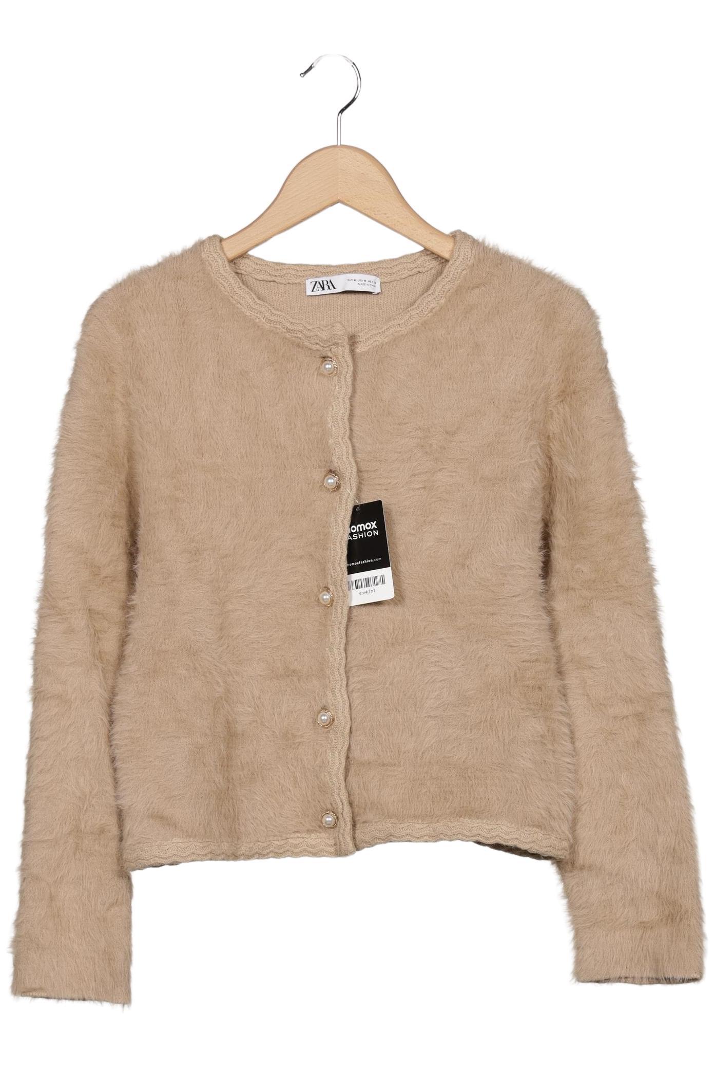 

Zara Damen Strickjacke, beige, Gr. 38