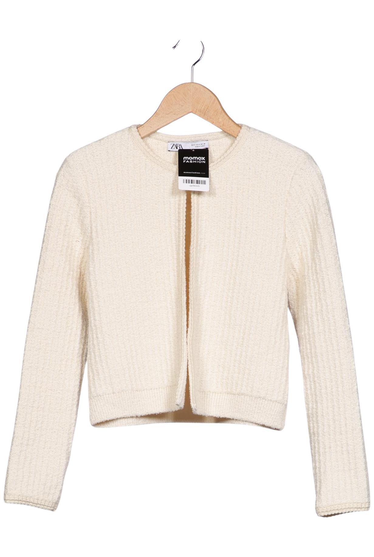 

Zara Damen Strickjacke, cremeweiß, Gr. 36
