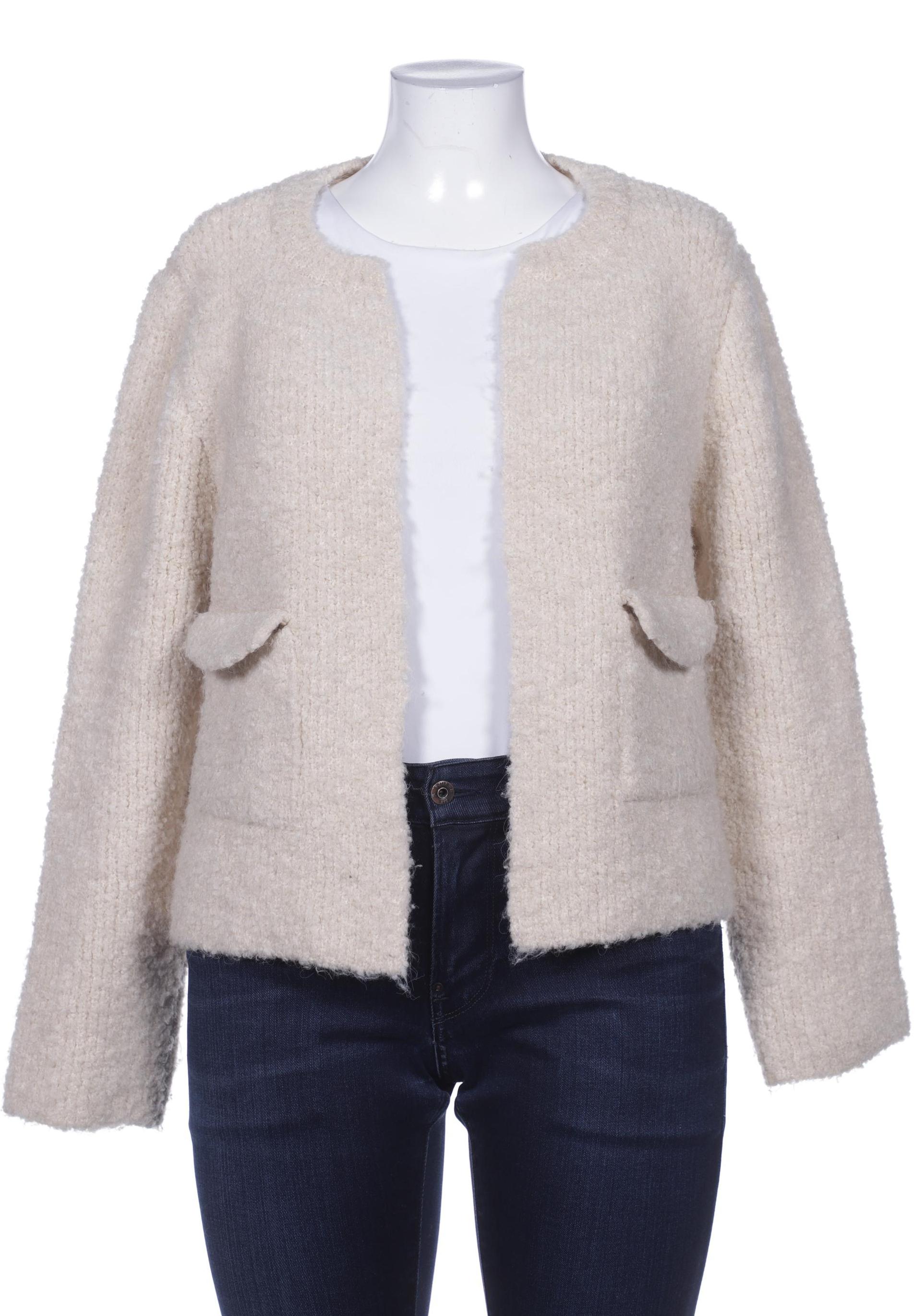 

ZARA Damen Strickjacke, cremeweiß