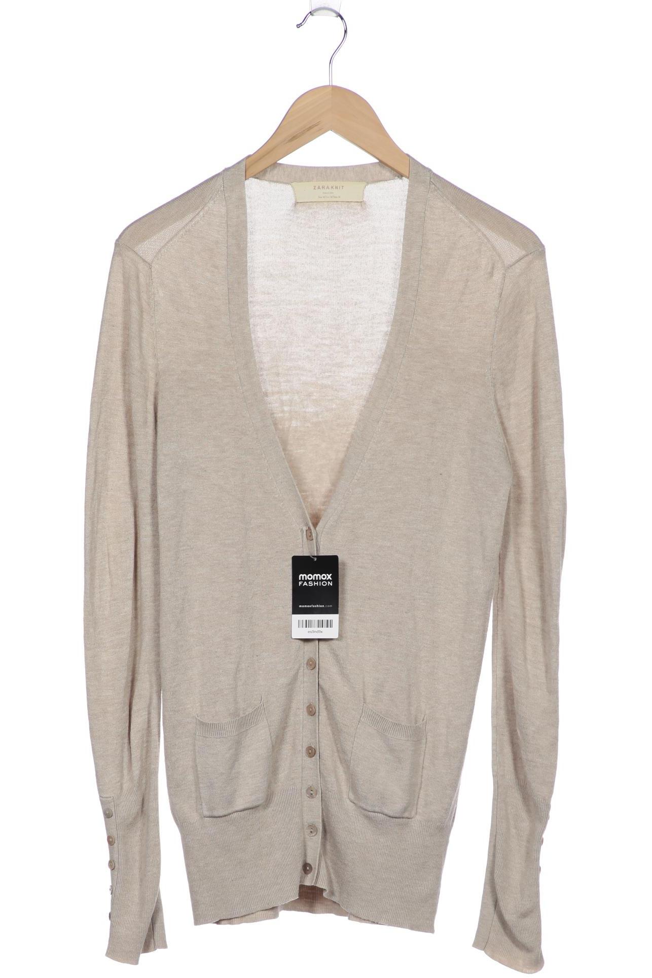 

ZARA Damen Strickjacke, beige