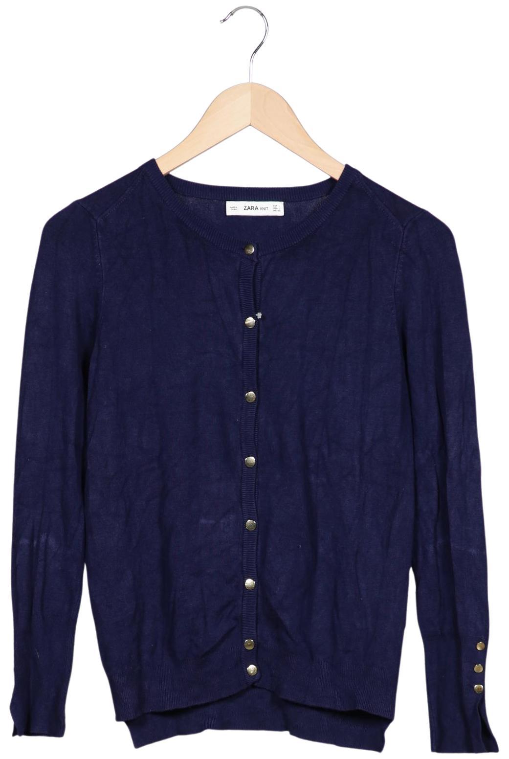 

Zara Damen Strickjacke, marineblau, Gr. 42