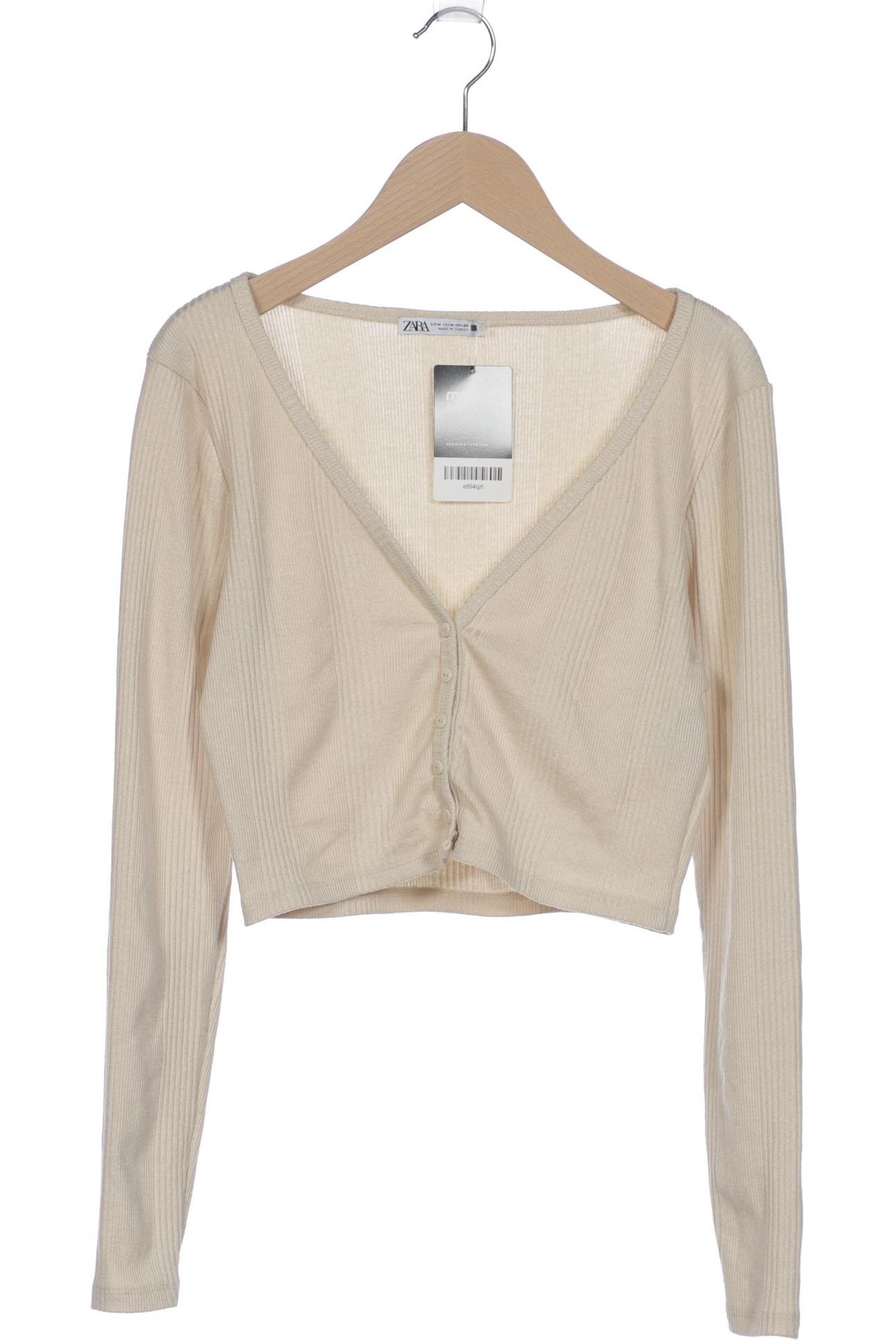 

Zara Damen Strickjacke, cremeweiß, Gr. 38
