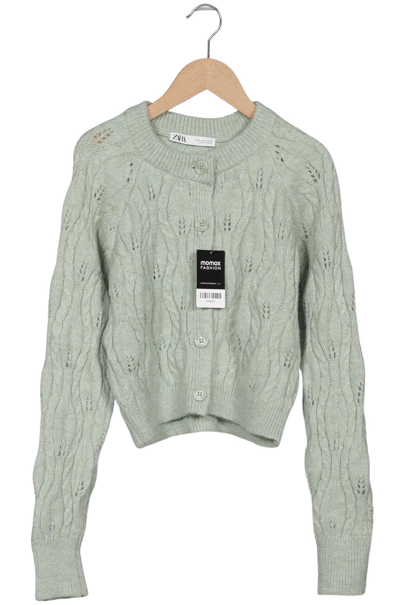 

Zara Damen Strickjacke, hellgrün, Gr. 36