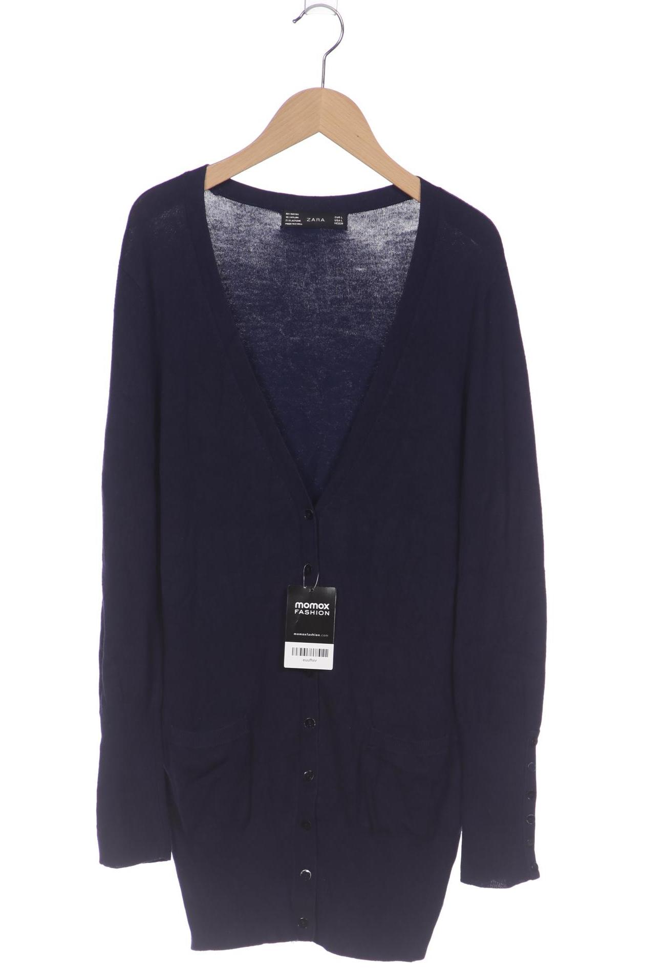 

Zara Damen Strickjacke, marineblau, Gr. 42