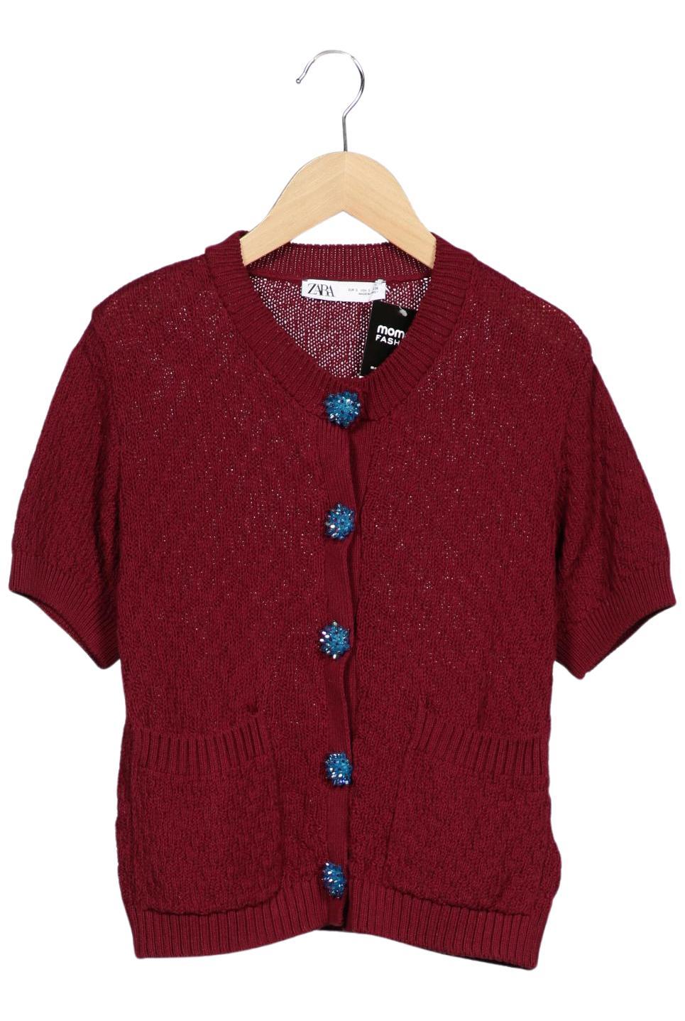 

Zara Damen Strickjacke, rot, Gr. 36