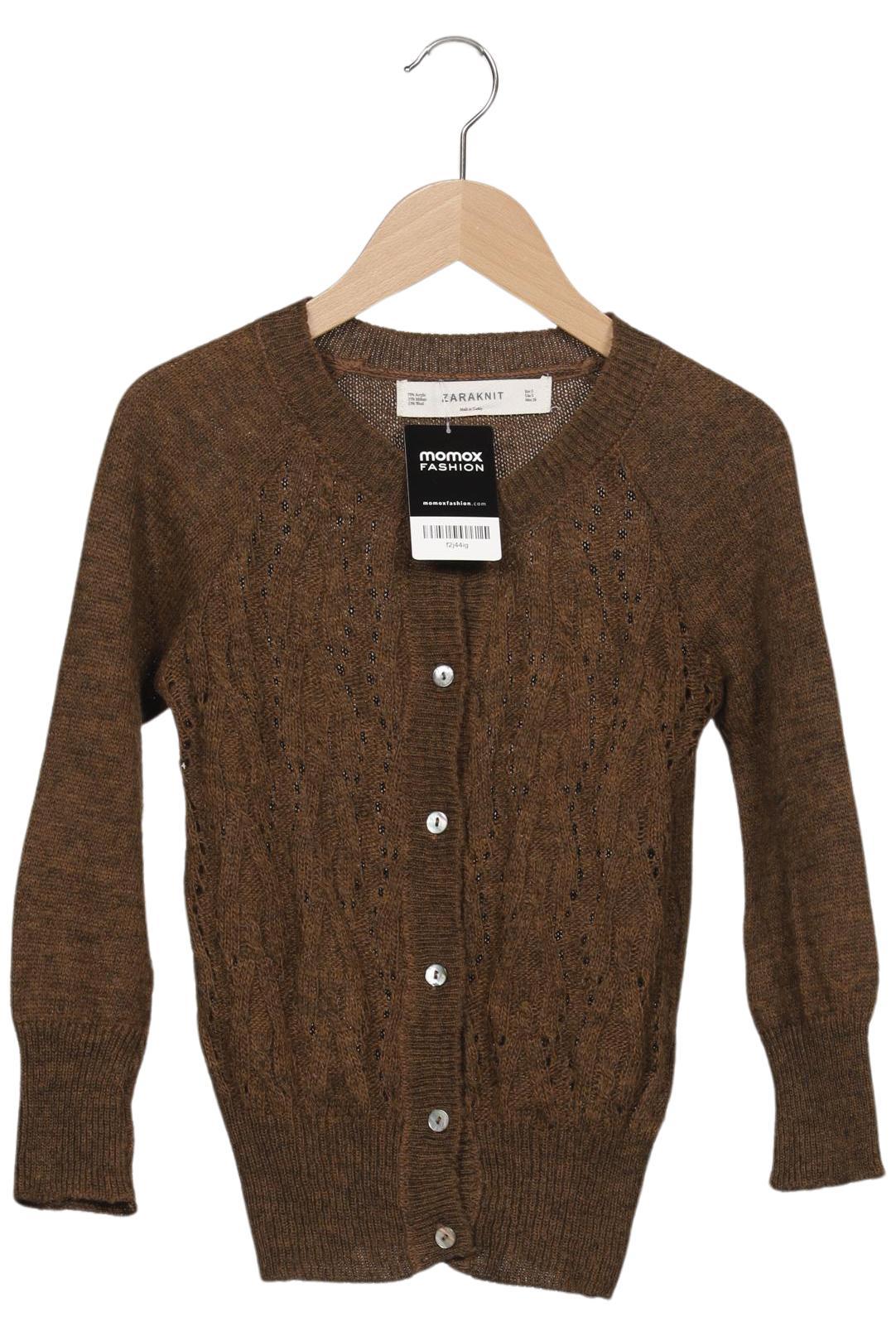 

Zara Damen Strickjacke, braun, Gr. 36