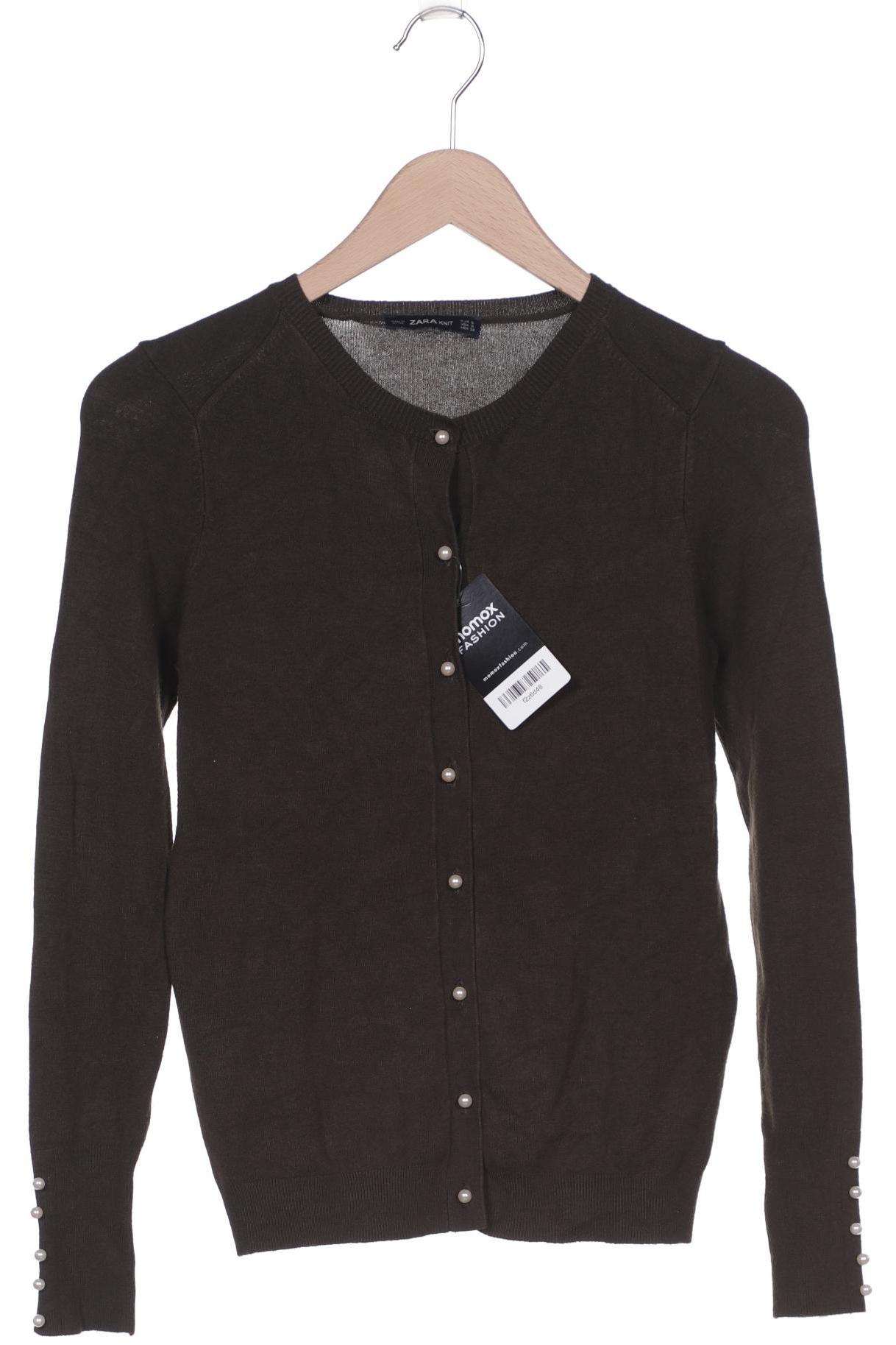 

ZARA Damen Strickjacke, grün