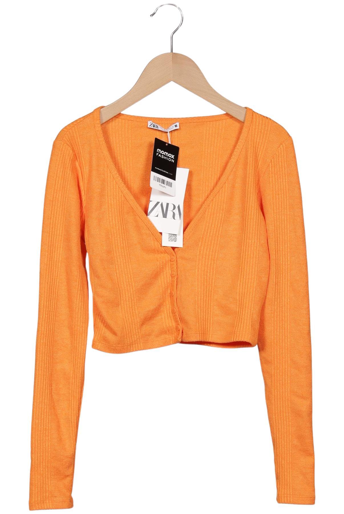 

Zara Damen Strickjacke, orange, Gr. 36