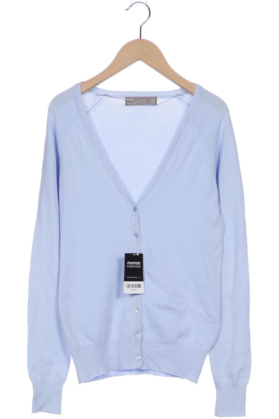 

Zara Damen Strickjacke, blau, Gr. 36