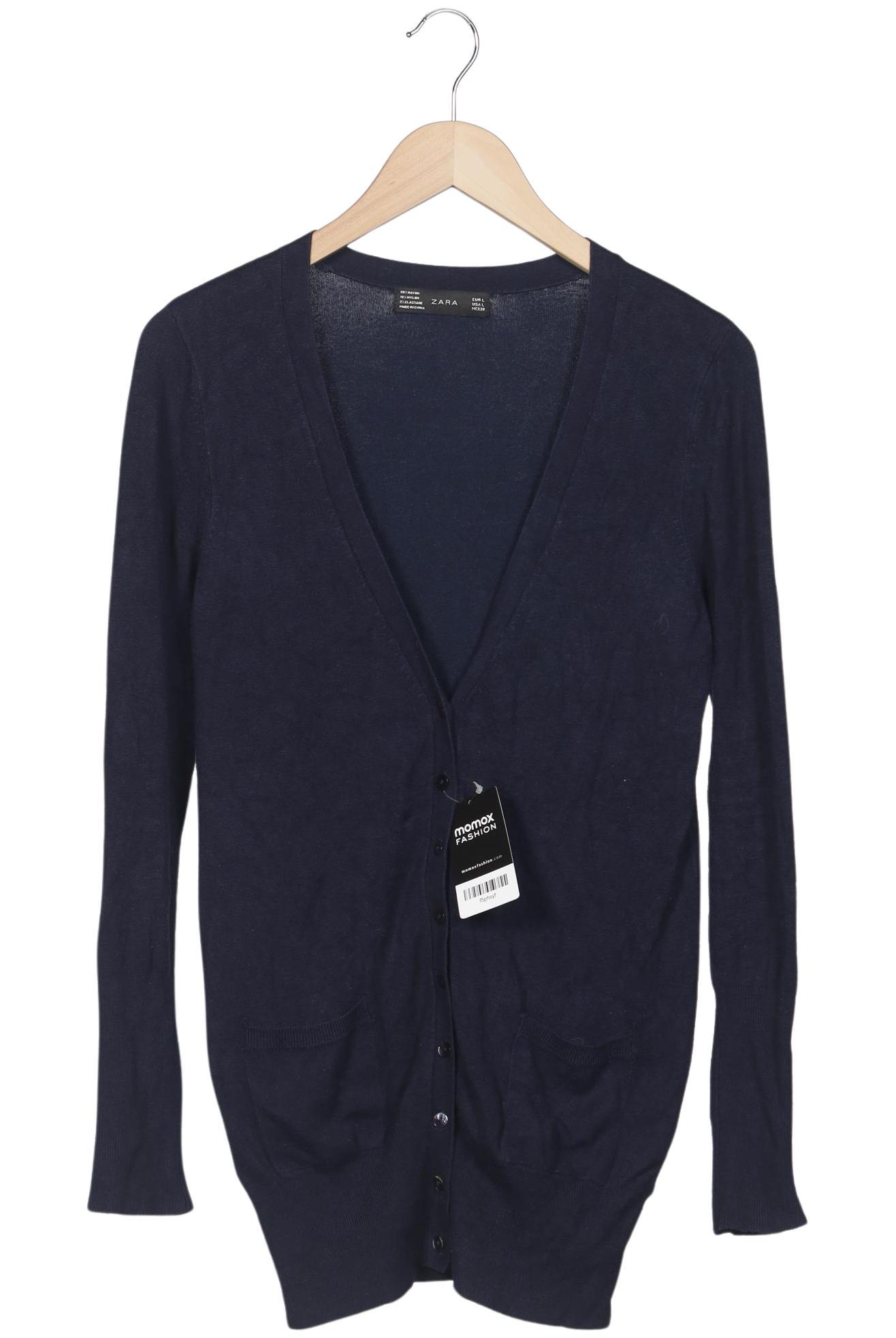 

Zara Damen Strickjacke, marineblau, Gr. 42