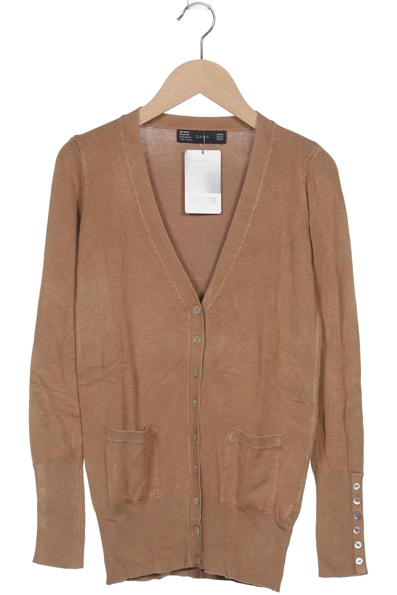 

Zara Damen Strickjacke, braun, Gr. 36
