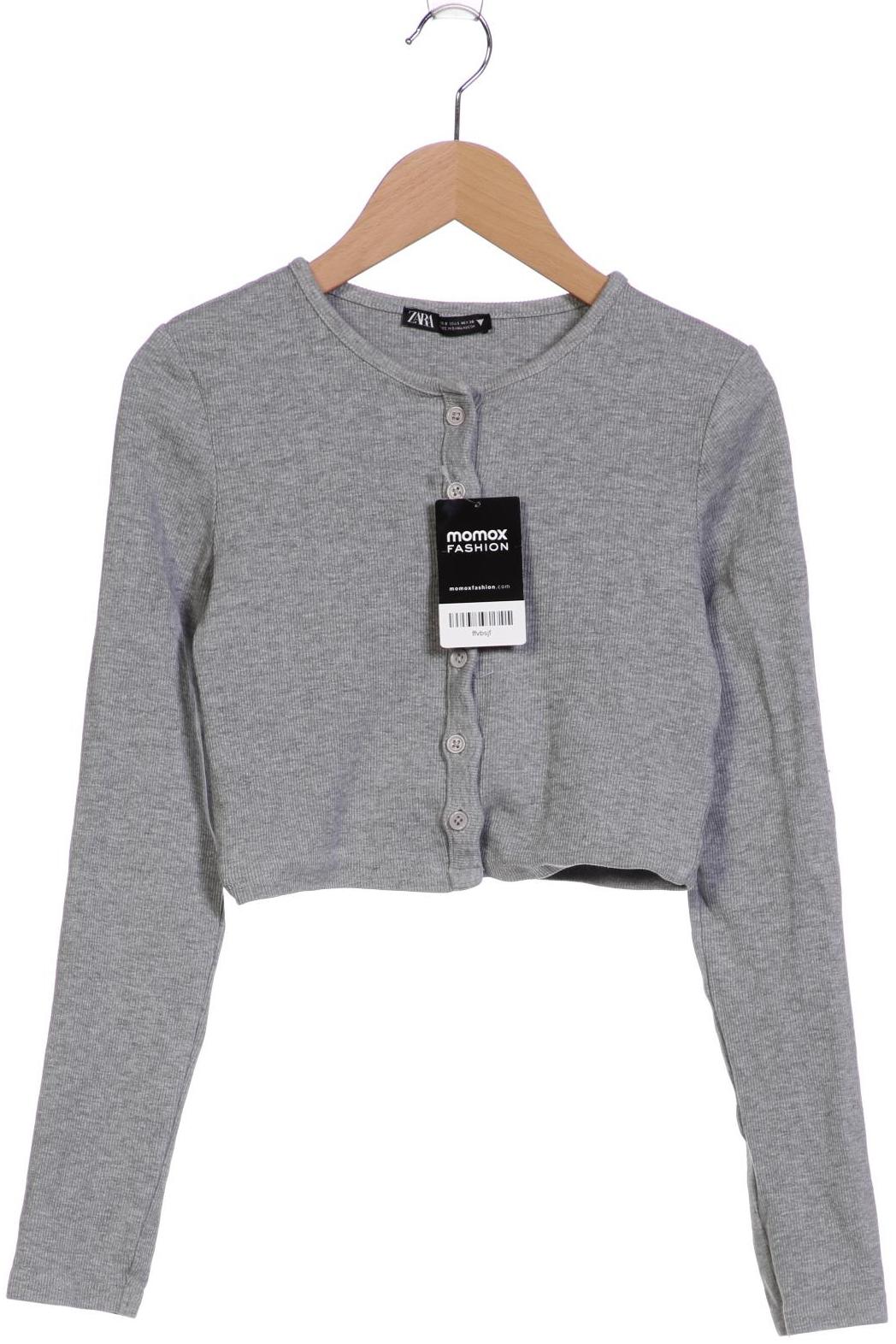 

ZARA Damen Strickjacke, grau