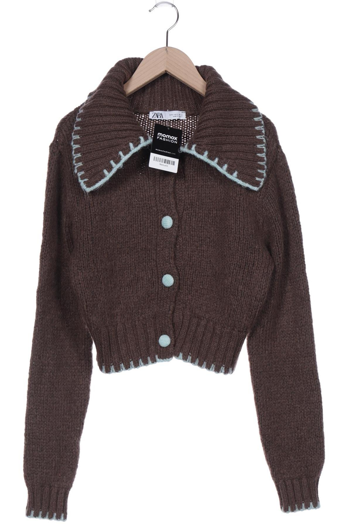 

Zara Damen Strickjacke, braun, Gr. 36