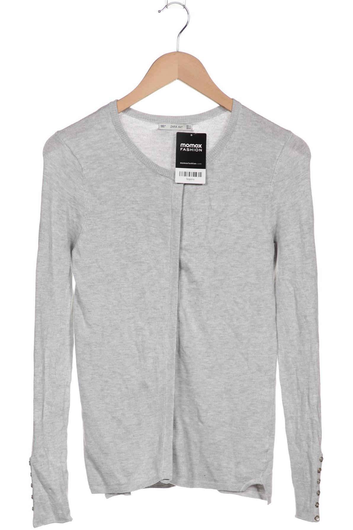 

ZARA Damen Strickjacke, grau