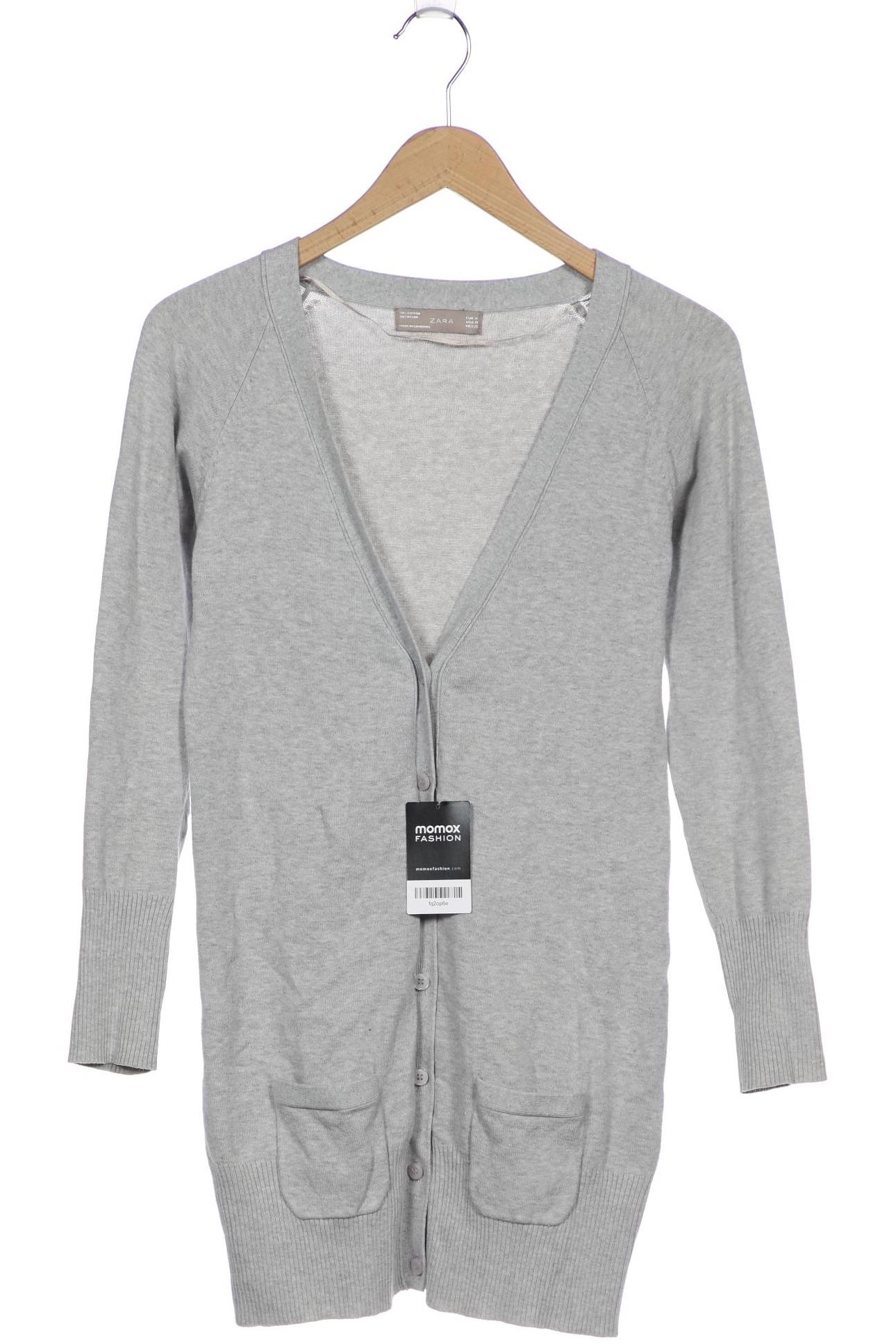 

ZARA Damen Strickjacke, grau