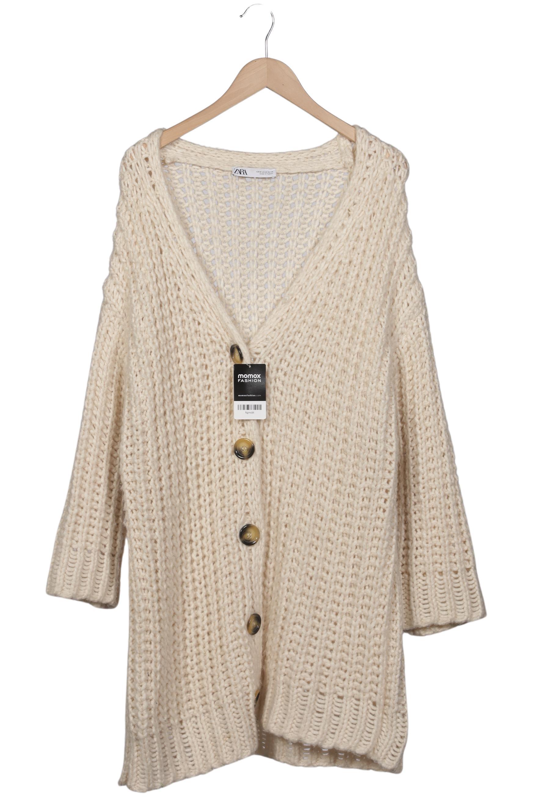 

Zara Damen Strickjacke, cremeweiß, Gr. 38
