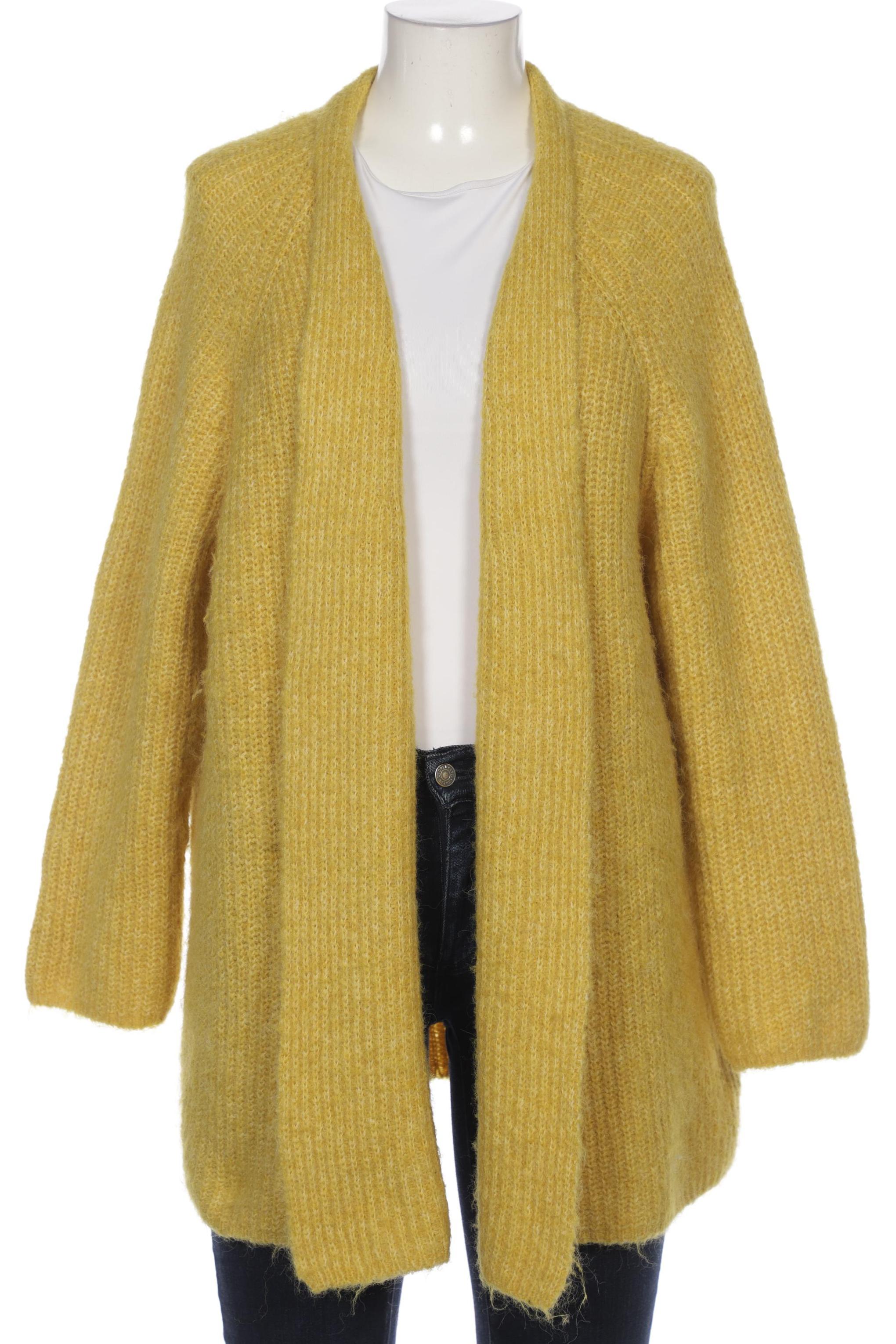 

ZARA Damen Strickjacke, gelb