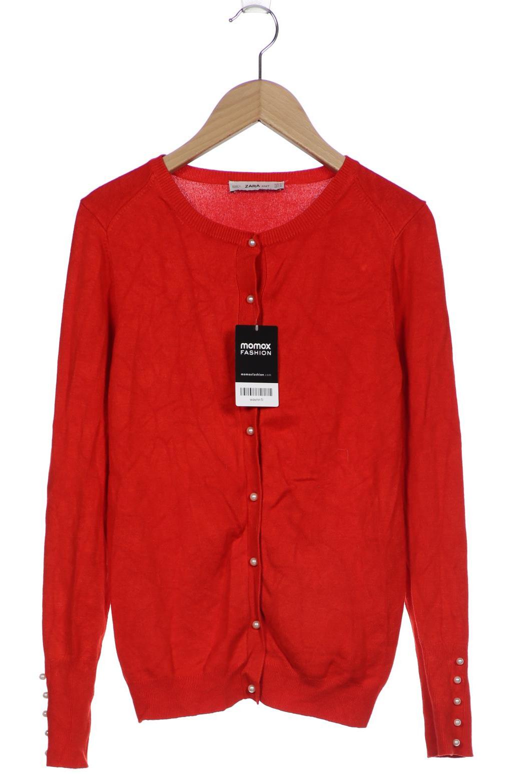 

ZARA Damen Strickjacke, rot