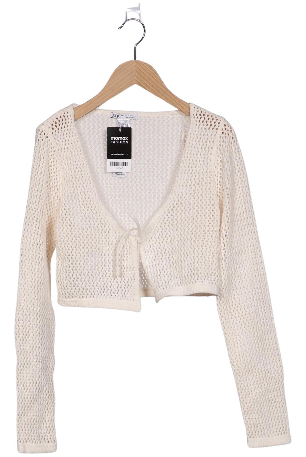 

Zara Damen Strickjacke, cremeweiß, Gr. 38