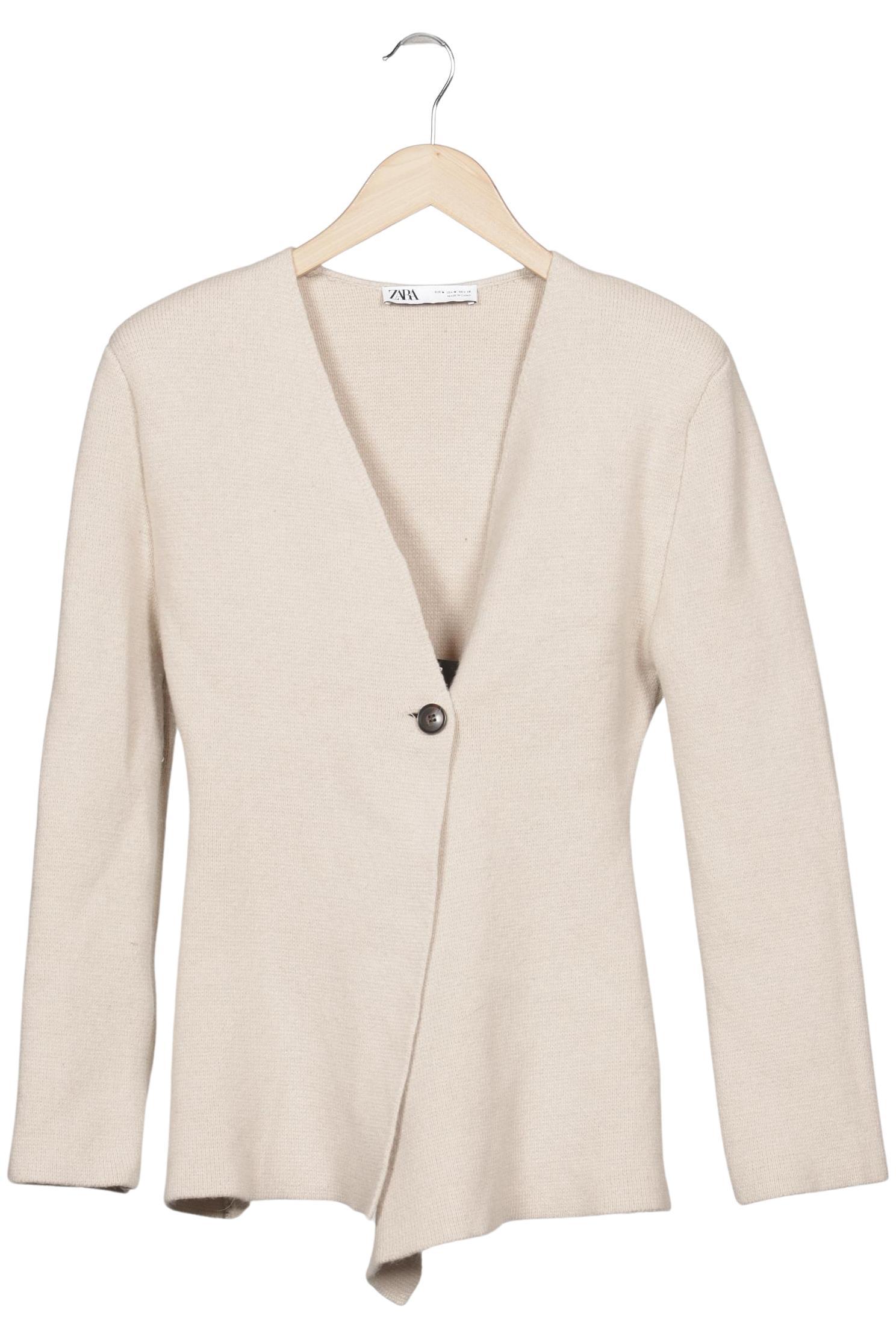 

Zara Damen Strickjacke, beige, Gr. 38