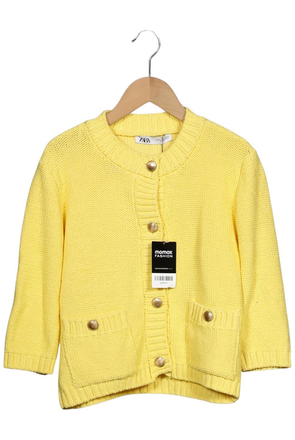 

Zara Damen Strickjacke, gelb, Gr. 38