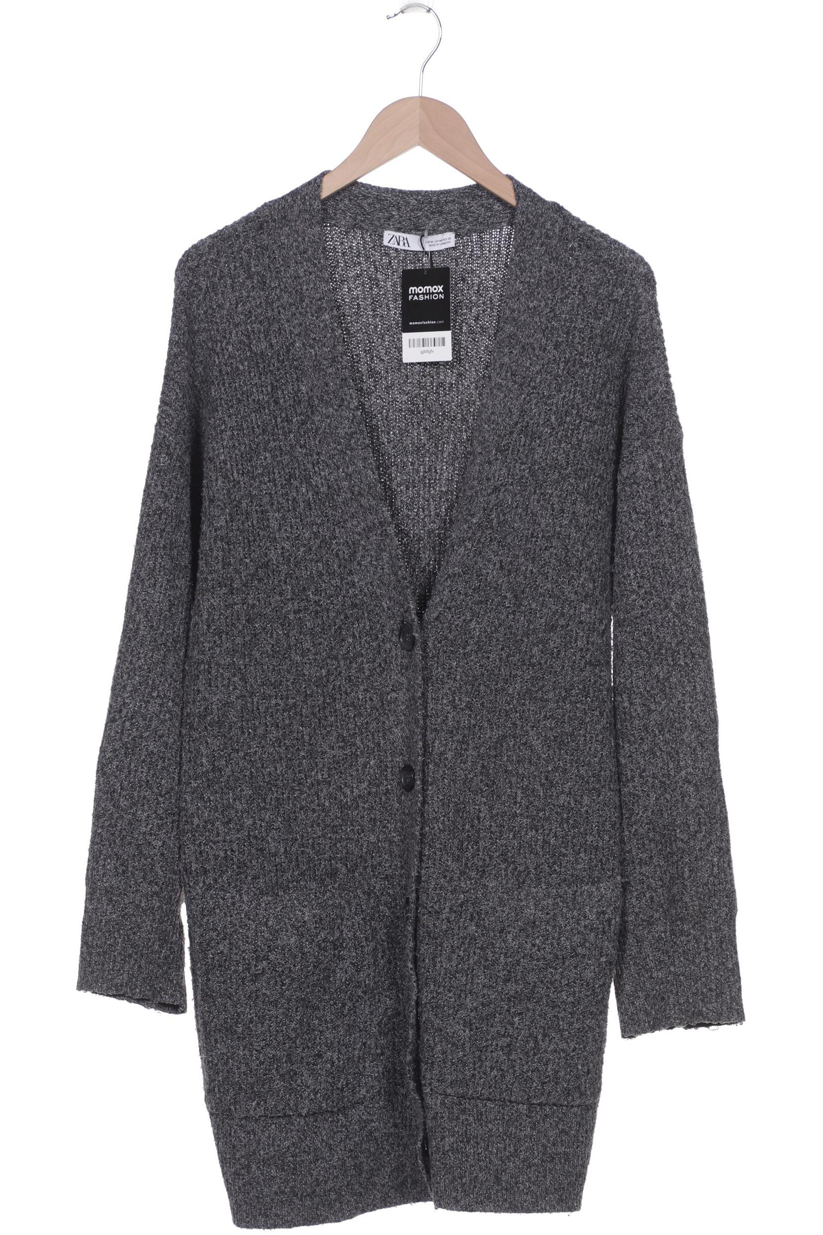 

ZARA Damen Strickjacke, grau