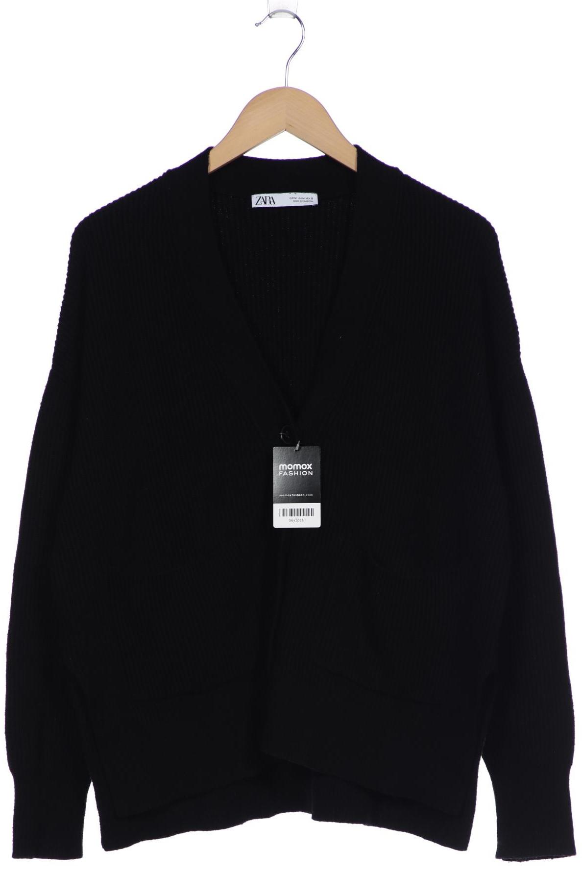 

ZARA Damen Strickjacke, schwarz