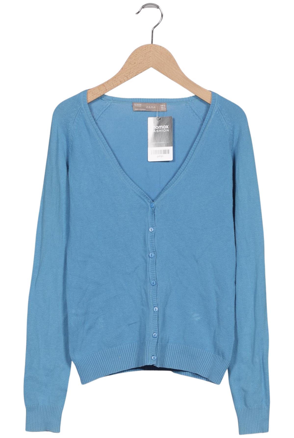

Zara Damen Strickjacke, blau, Gr. 36