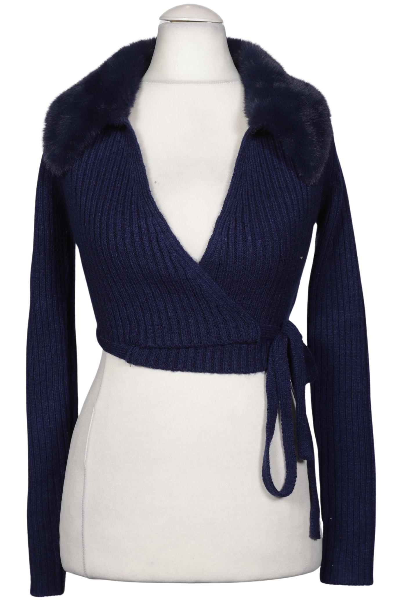 

Zara Damen Strickjacke, blau, Gr. 36