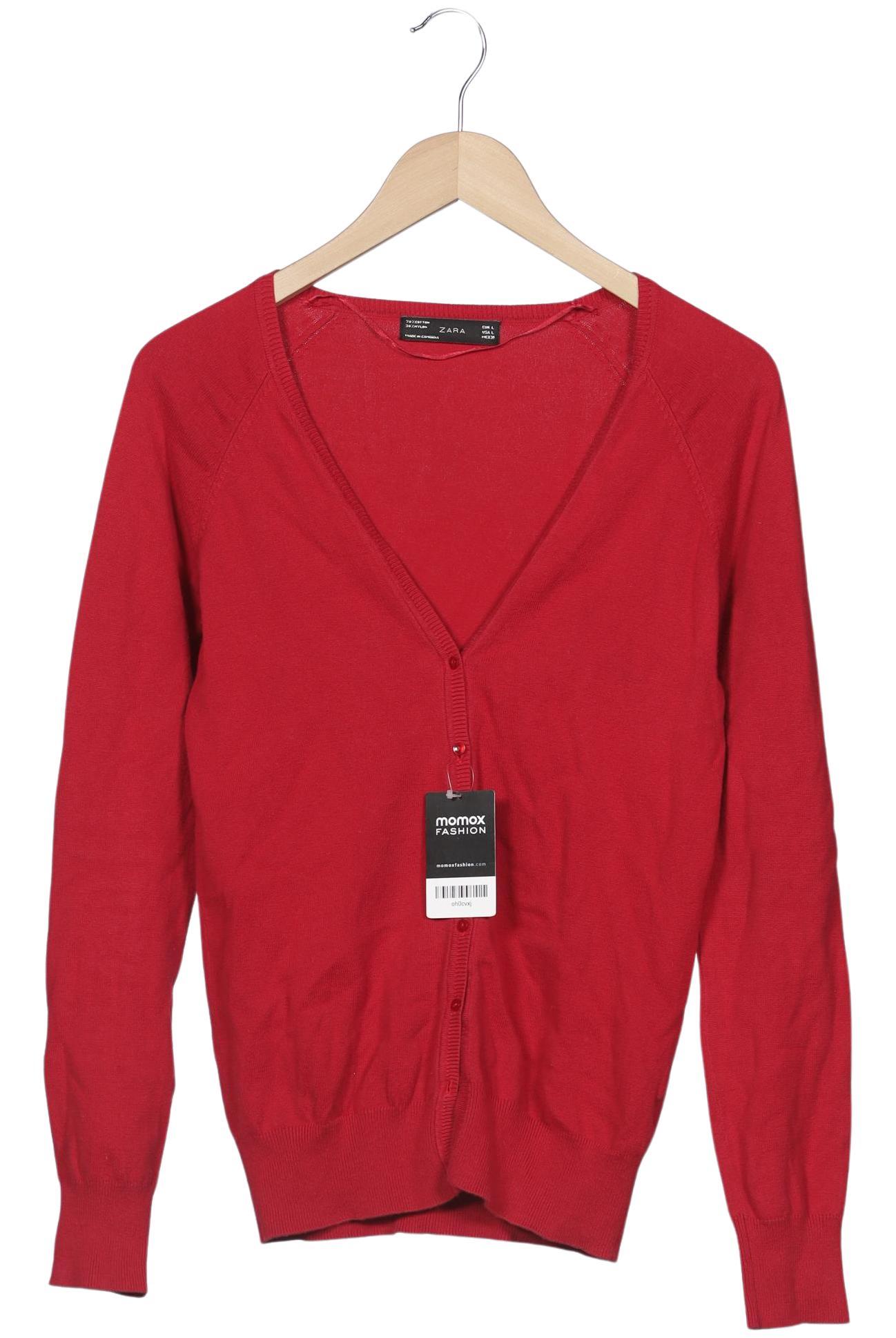 

Zara Damen Strickjacke, rot, Gr. 42