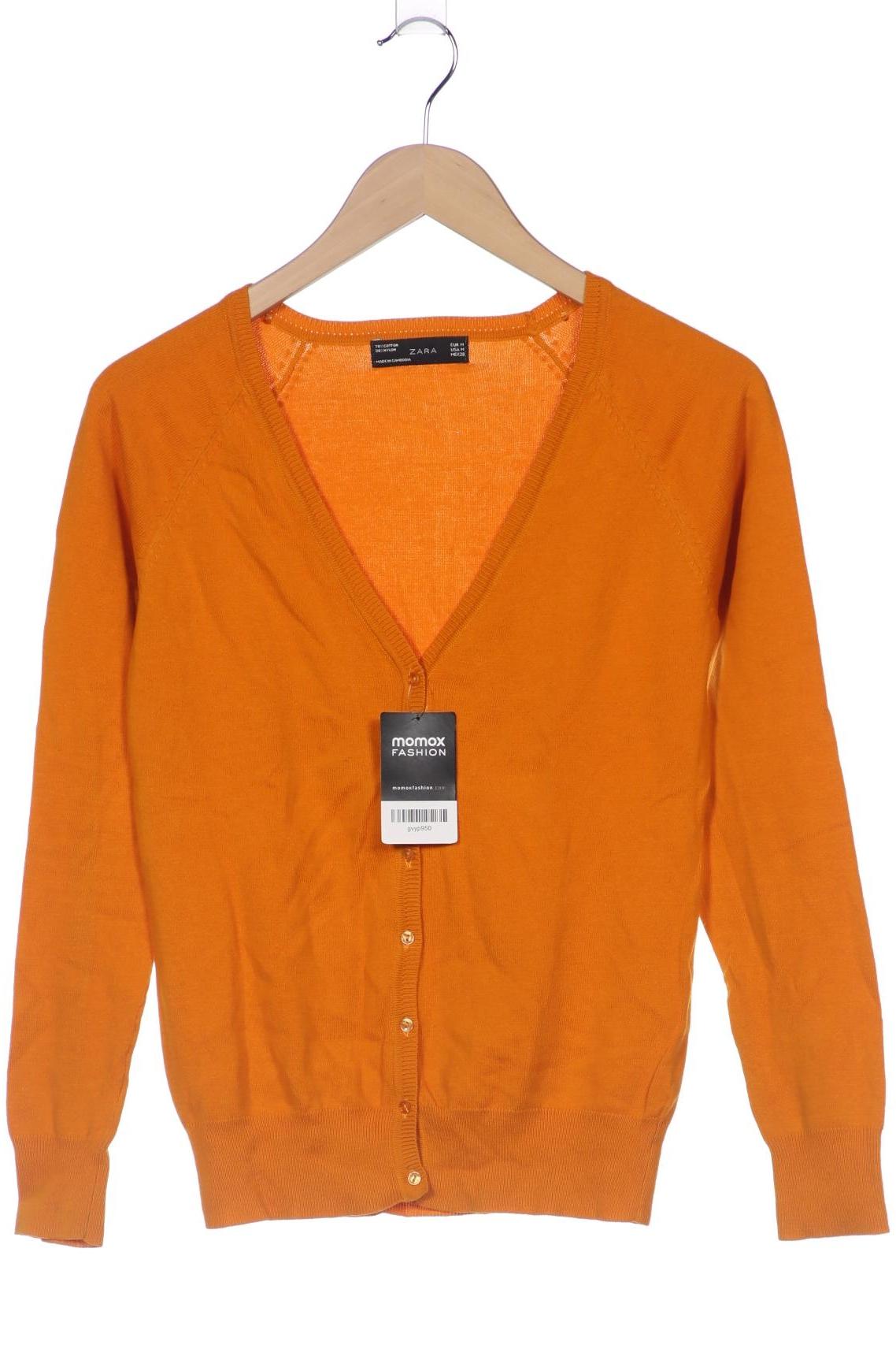 

Zara Damen Strickjacke, orange, Gr. 38