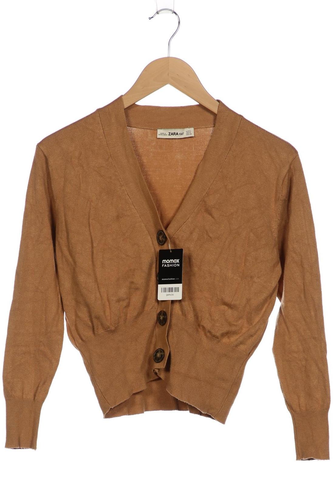 

Zara Damen Strickjacke, braun, Gr. 36