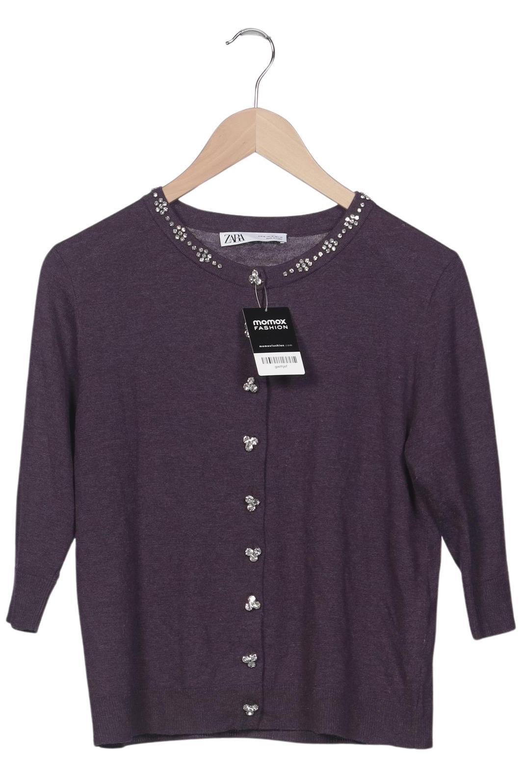 

Zara Damen Strickjacke, flieder, Gr. 38