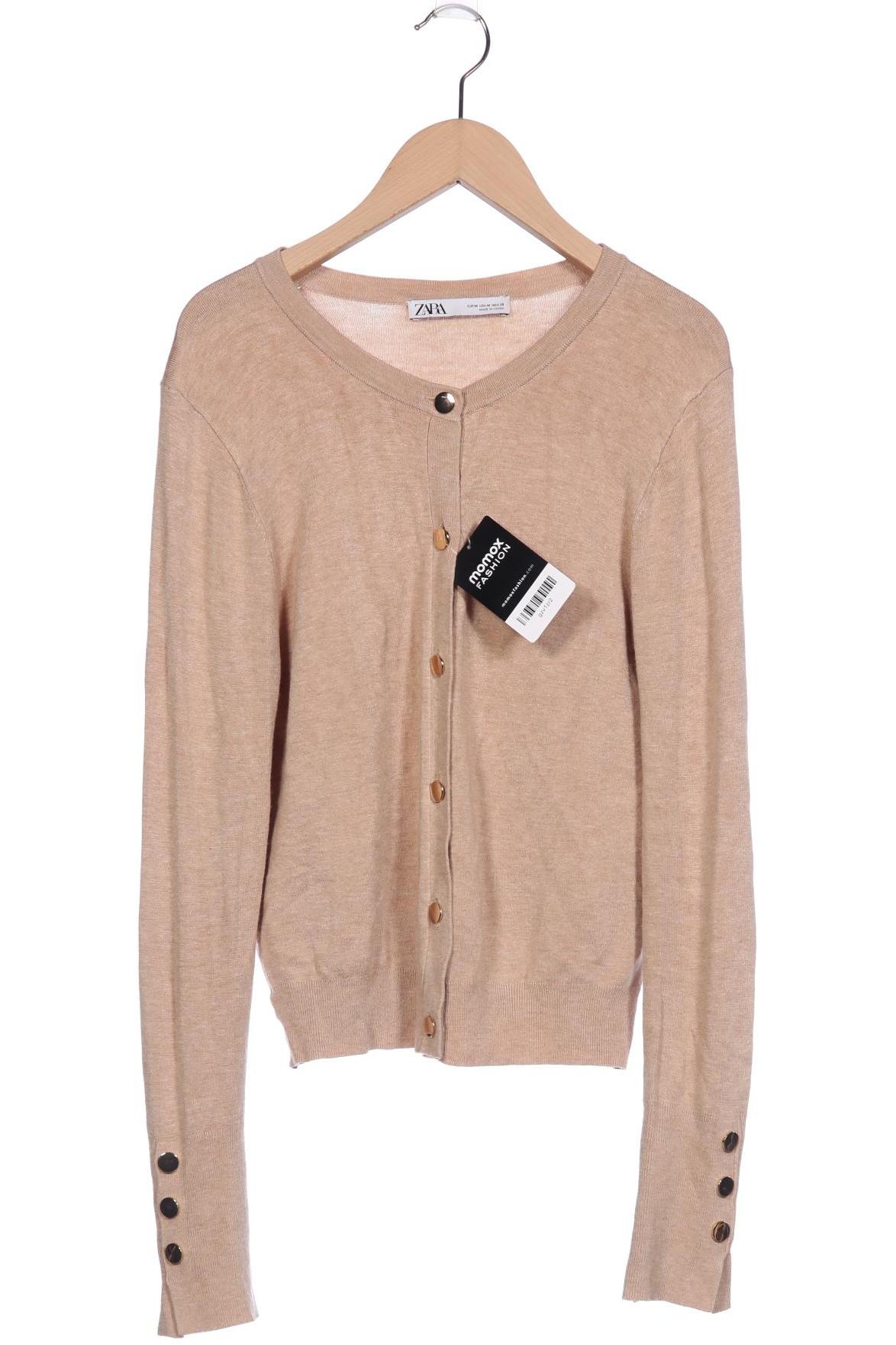 

ZARA Damen Strickjacke, beige