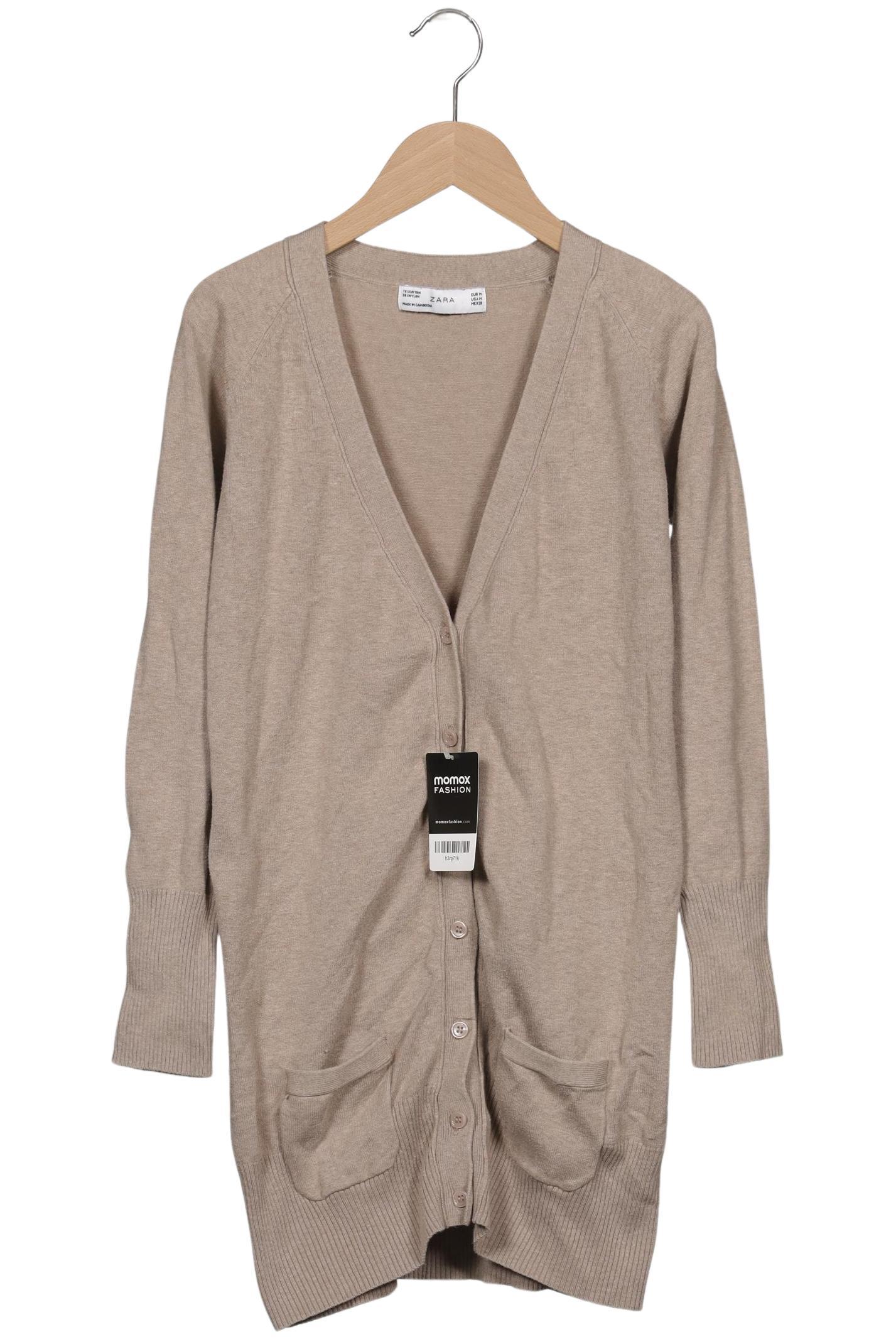 

Zara Damen Strickjacke, beige, Gr. 38