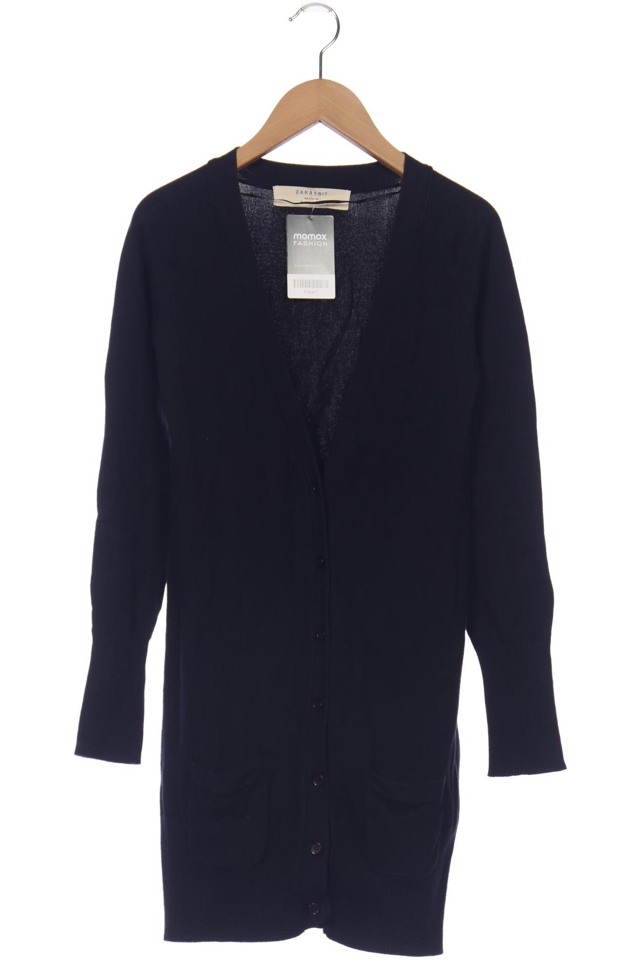 

ZARA Damen Strickjacke, marineblau