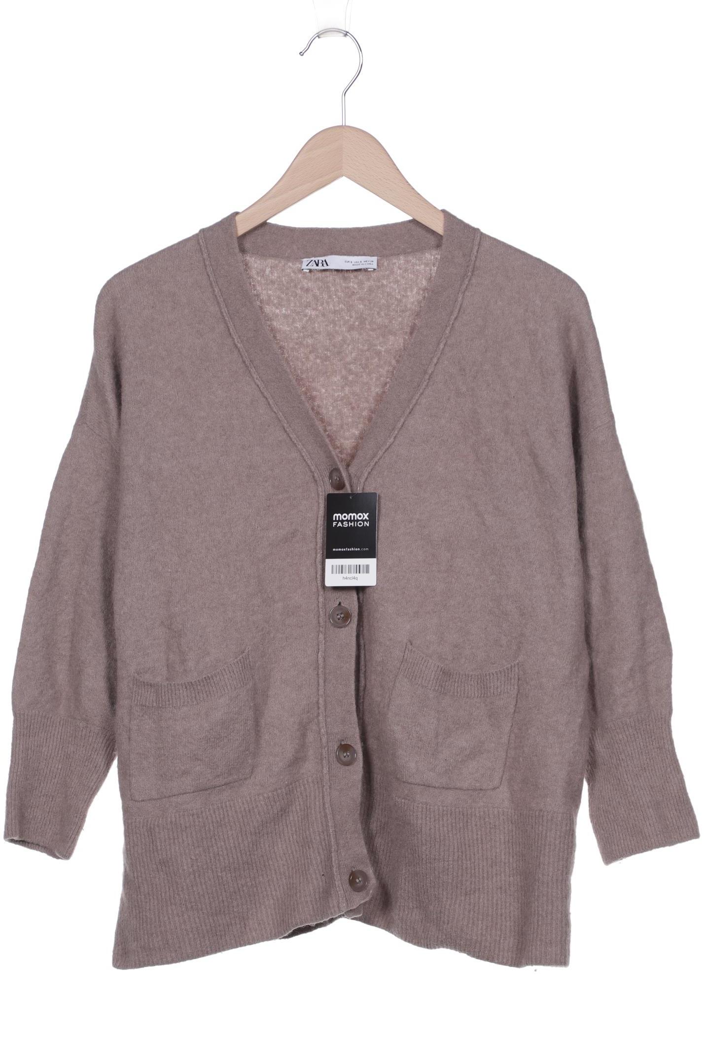 

ZARA Damen Strickjacke, braun