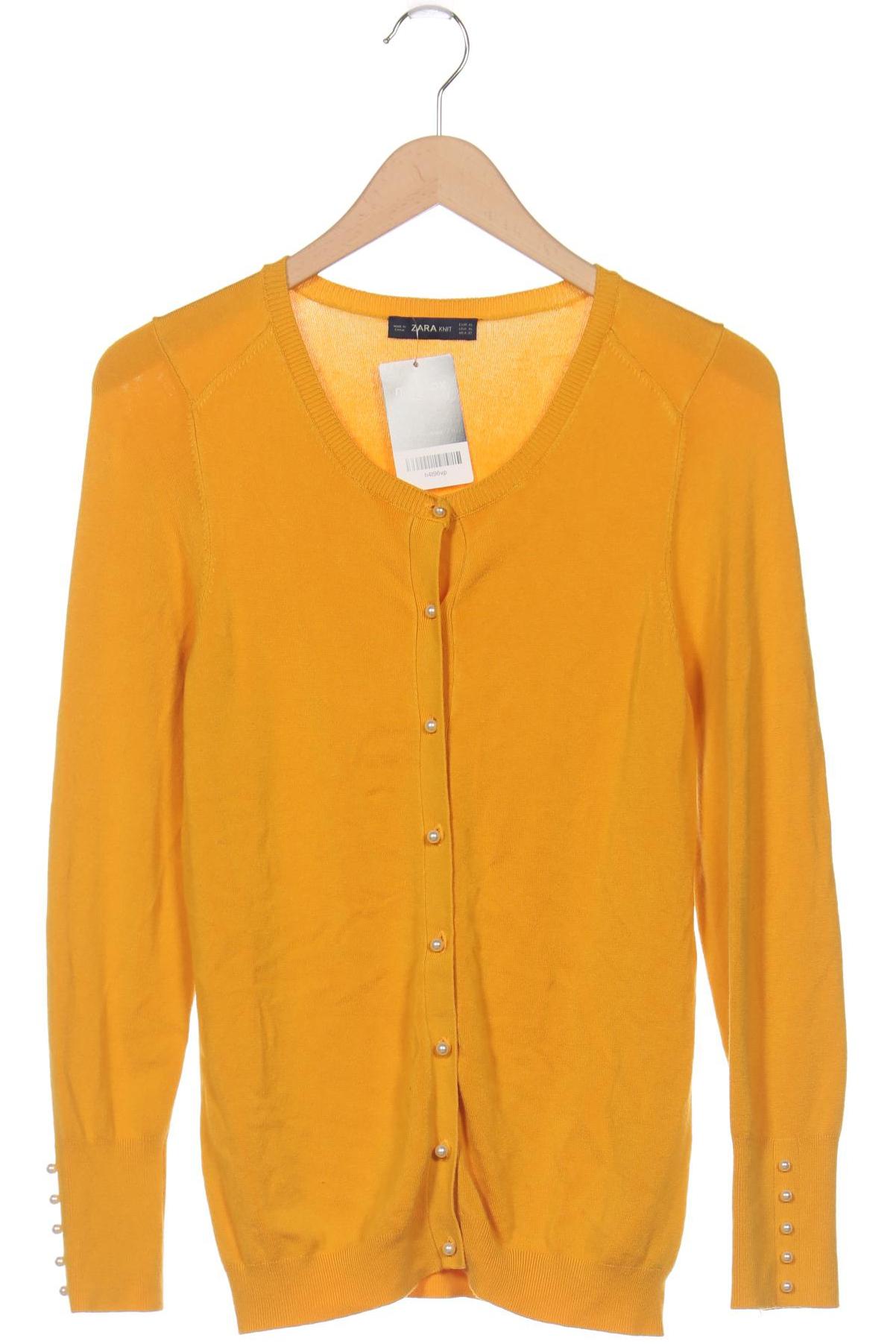 

Zara Damen Strickjacke, orange, Gr. 44