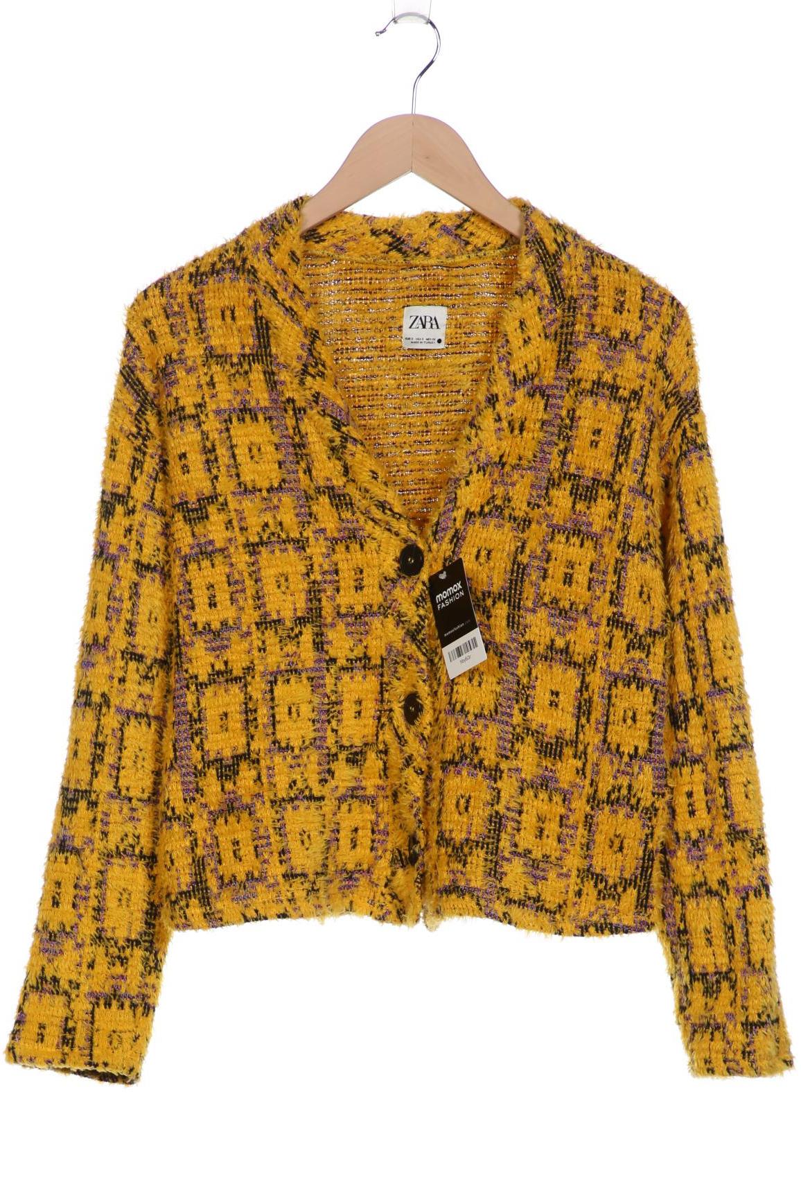 

Zara Damen Strickjacke, gelb, Gr. 36