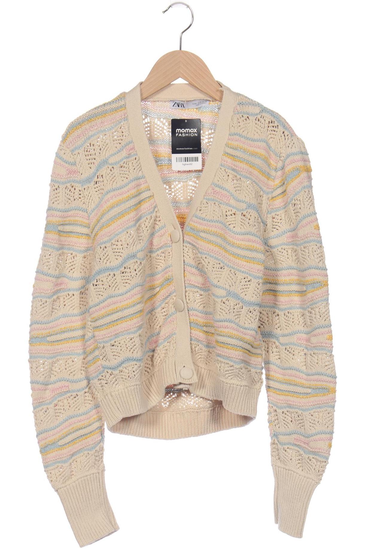 

Zara Damen Strickjacke, cremeweiß, Gr. 38