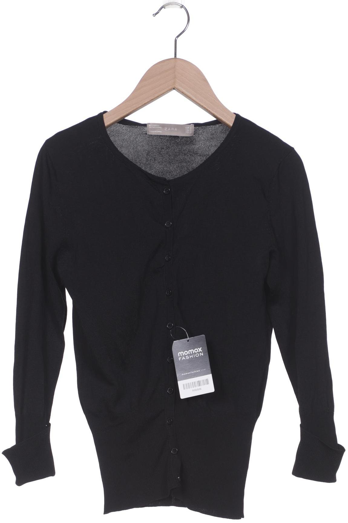 

ZARA Damen Strickjacke, schwarz