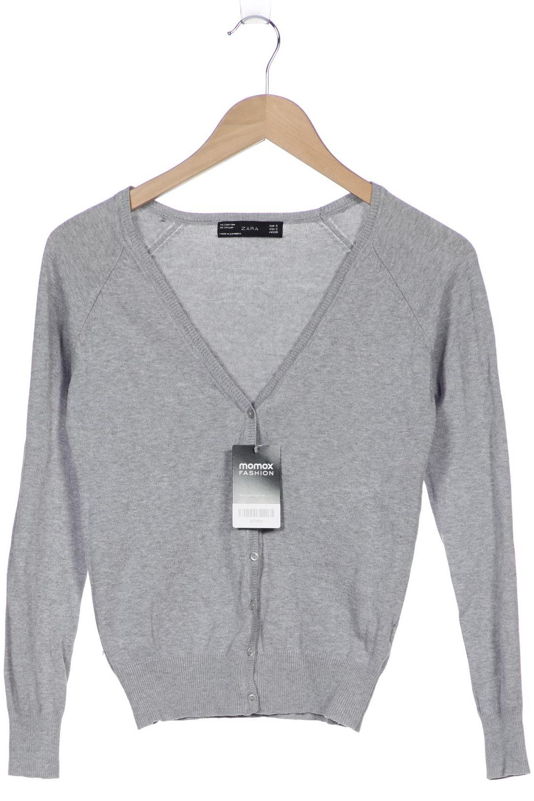 

ZARA Damen Strickjacke, grau