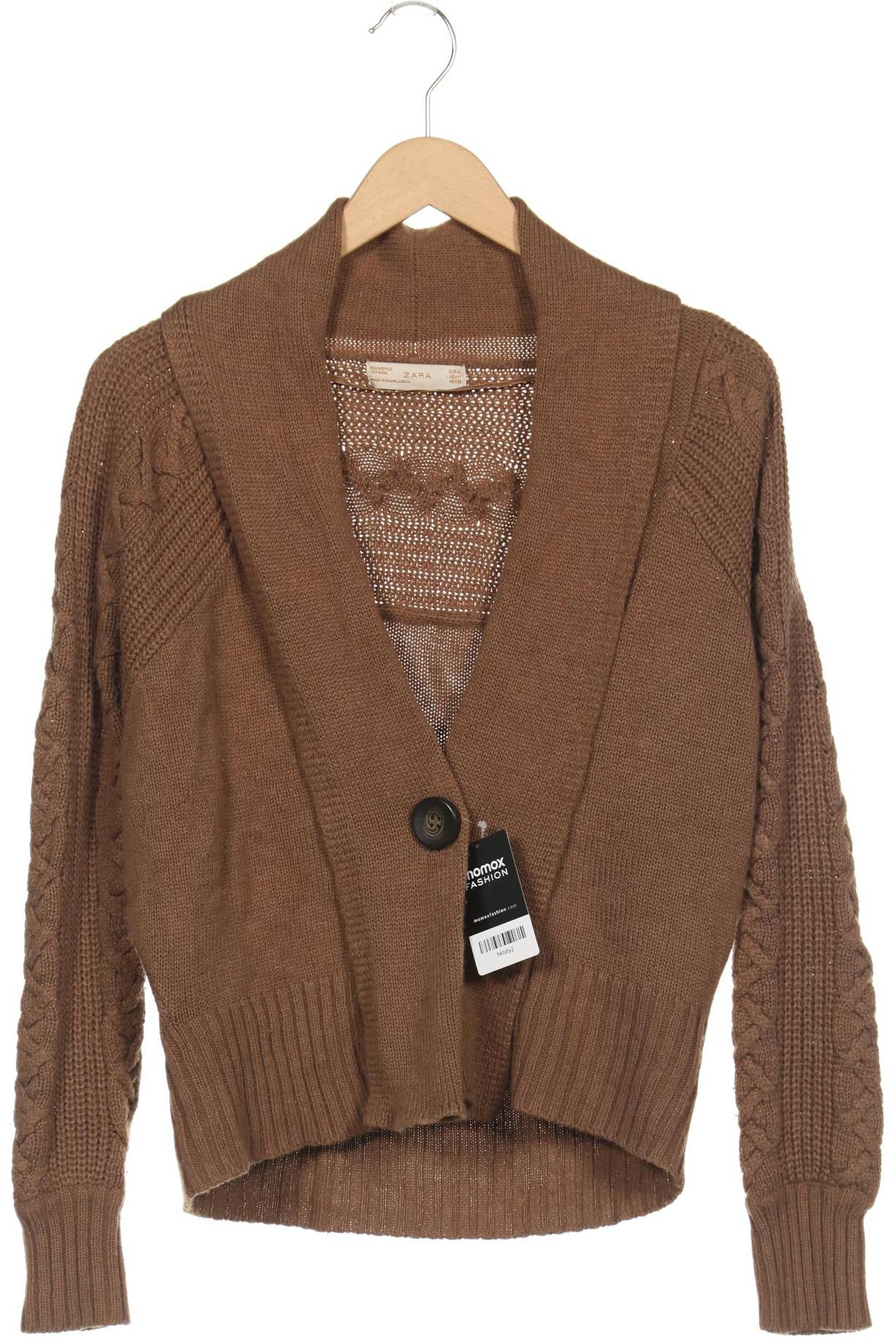 

ZARA Damen Strickjacke, braun