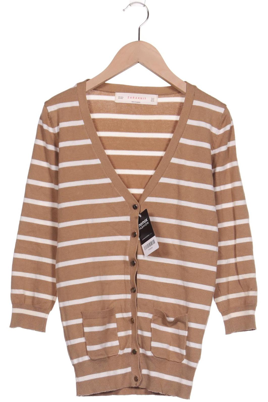 

ZARA Damen Strickjacke, beige