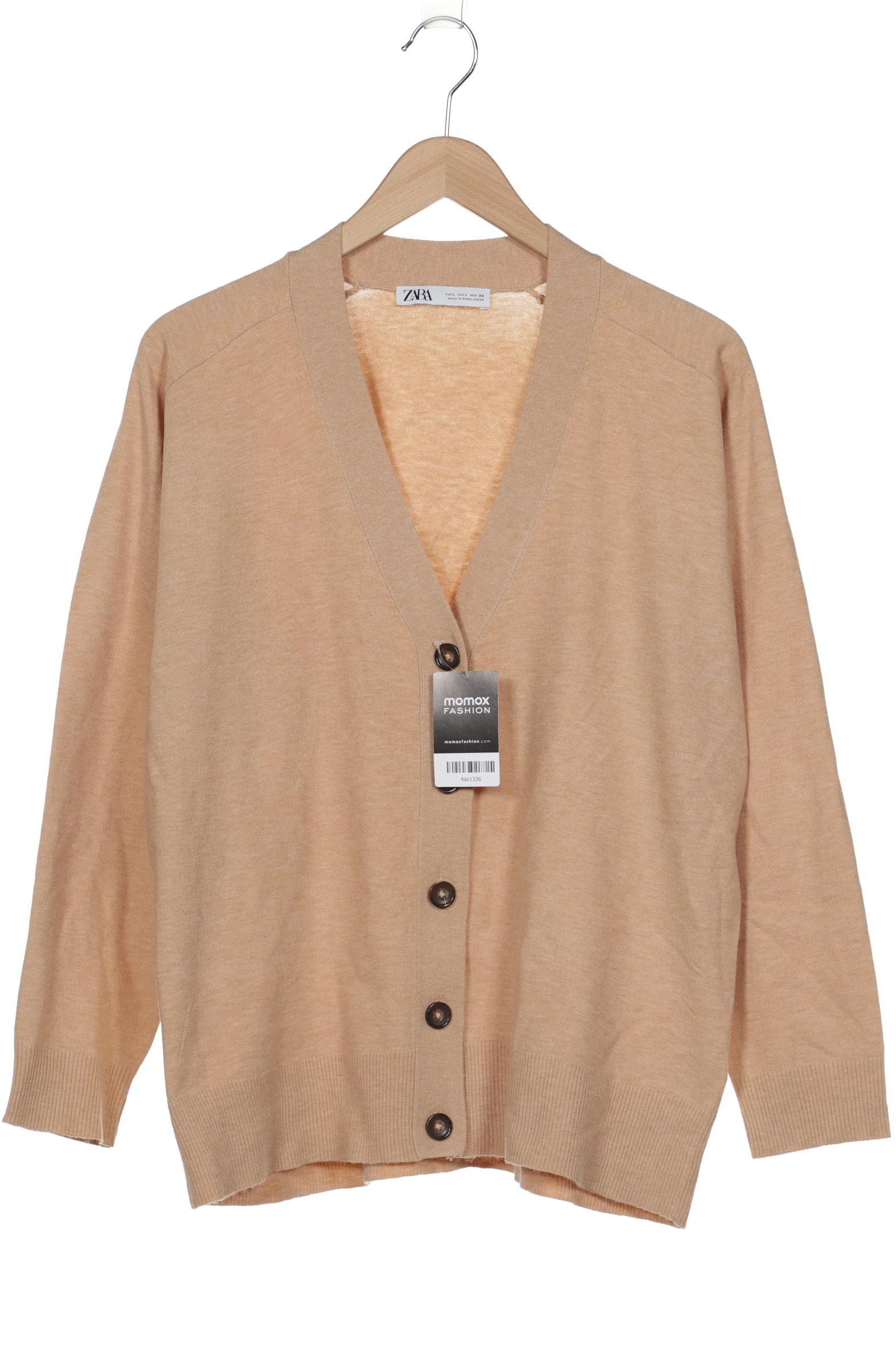 

Zara Damen Strickjacke, beige, Gr. 42