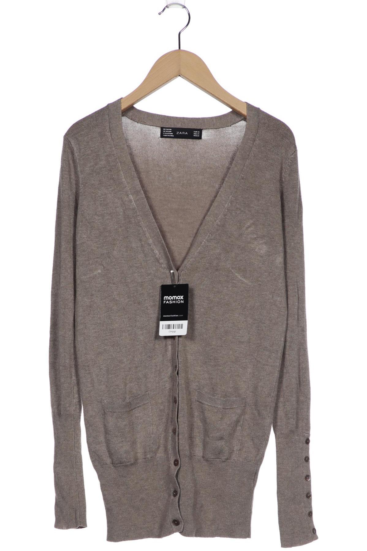

ZARA Damen Strickjacke, grau